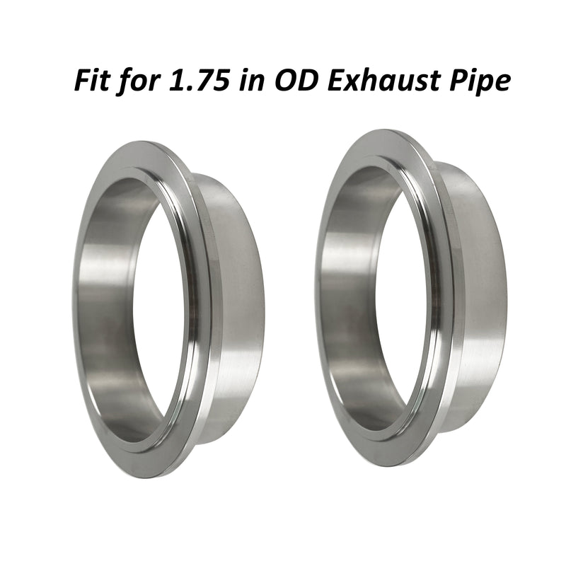 1.75" Stainless Steel 304 Quick Release V-Band Turbo Downpipe Exhaust Clamp