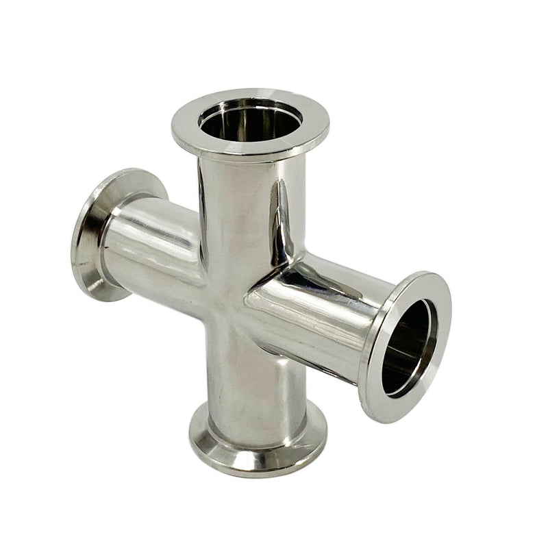 KF / NW 4 Way Cross Vacuum Fitting