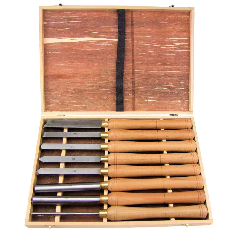 Wood Lathe Chisel Set, 8-Piece