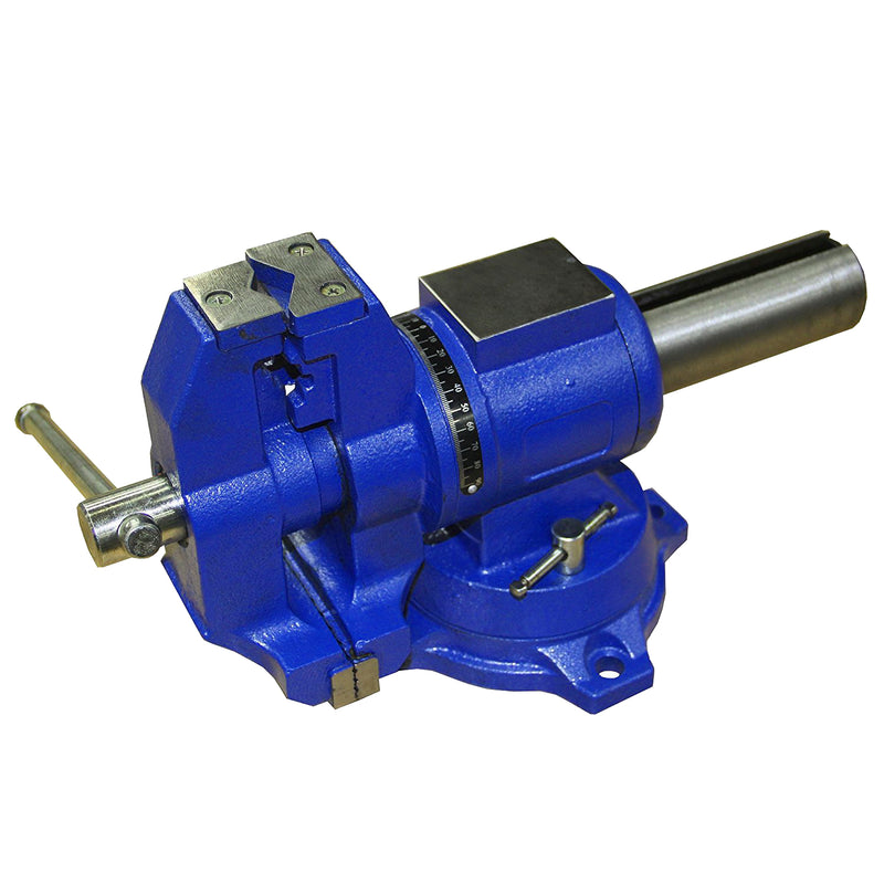4" Multi-Purpose Rotating Bench Vise - Heavy Duty - Locking Base