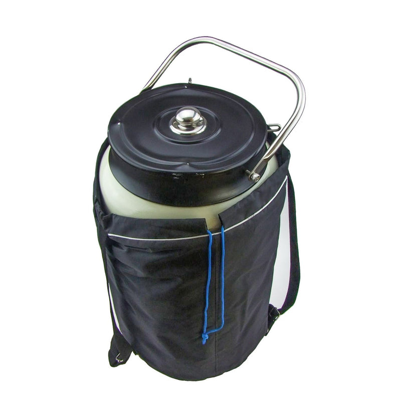 10L Big Mouth Cryogenic Container Liquid Nitrogen LN2 Tank  Wide Open 210mm Open