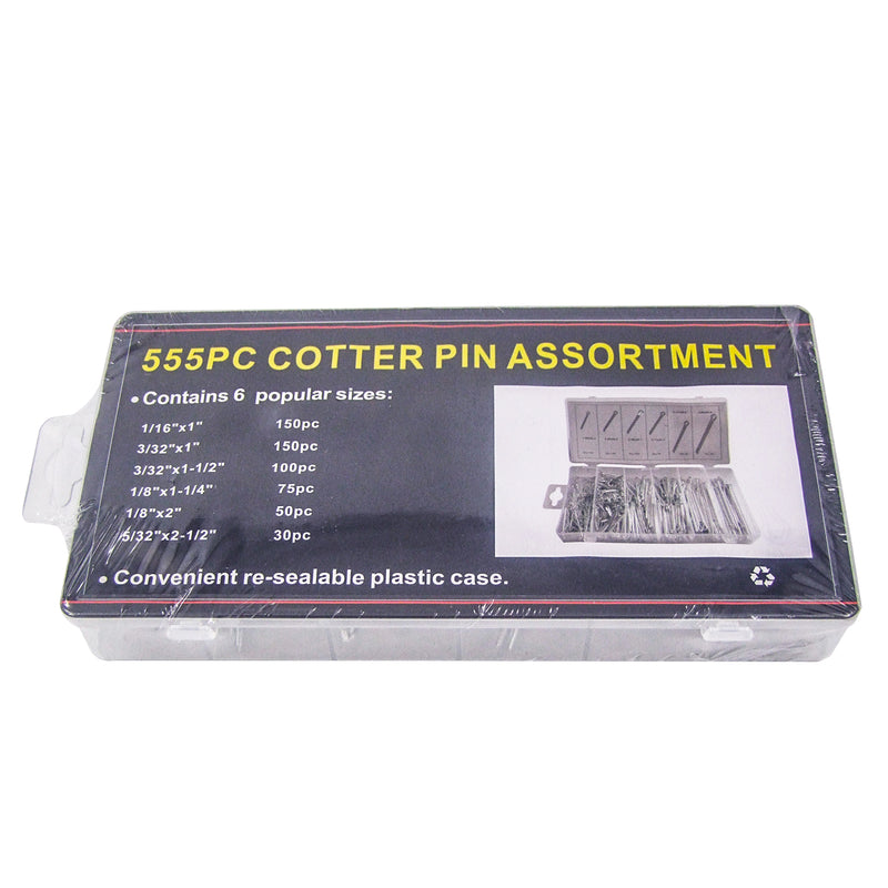 555-Piece Cotter Pin Assortment Kit