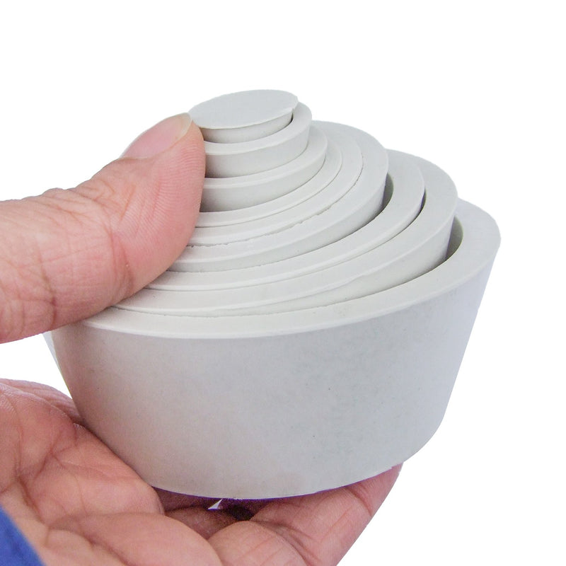 Rubber Filter Adapter Cones Set, Buchner Funnel Flask Adapter Set,9PCS