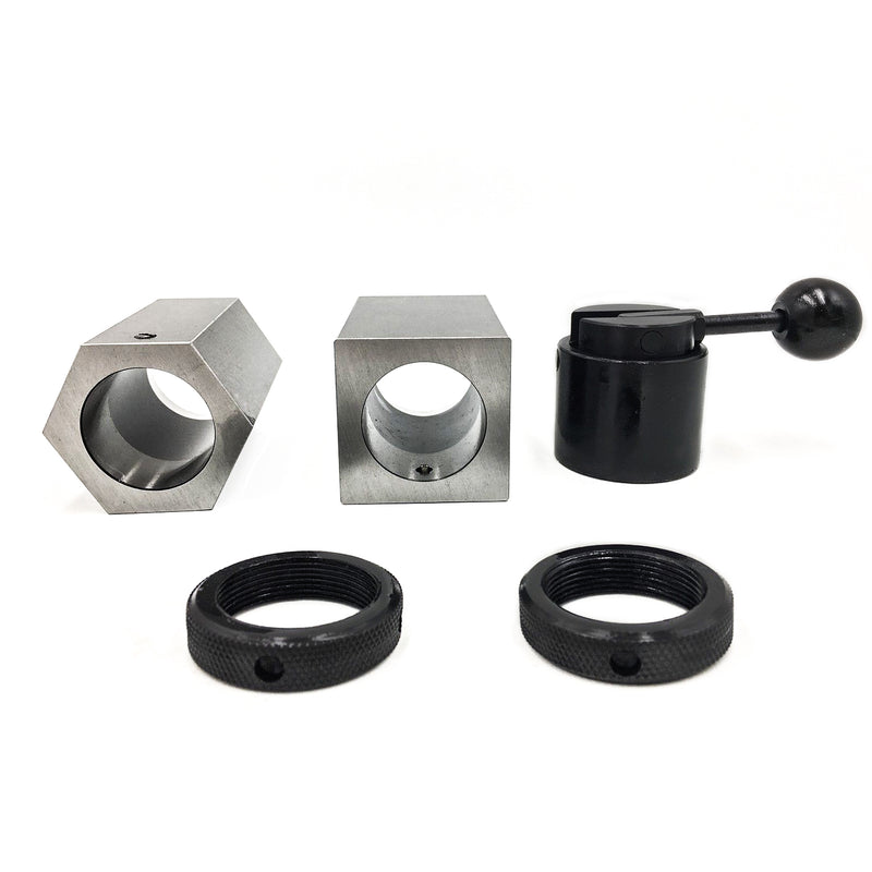 Collet Block Set - Hex Collet Block,Square Collet Block And Collet Closer