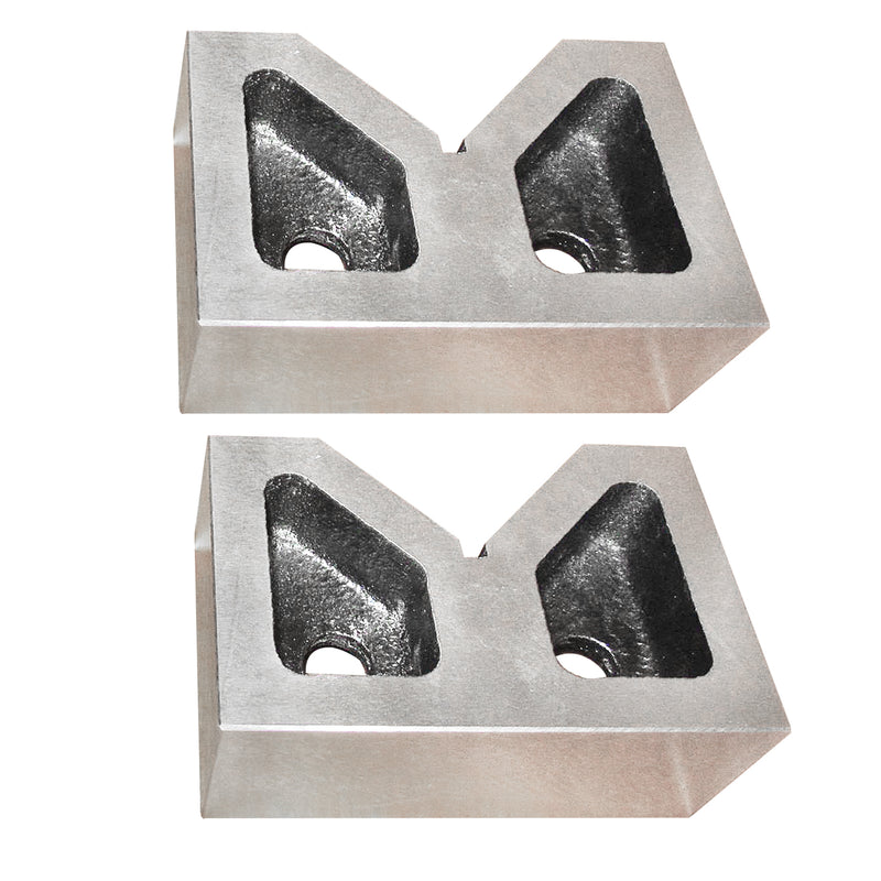 2 x 1-3/8 x 7/8 Inch Cast Iron V Block Set