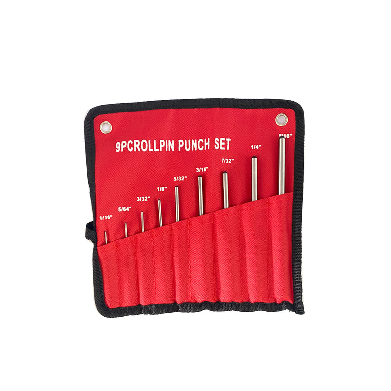 9PC Roll Pin Punch Set, Gunsmithing Kit Removing Repair Tool