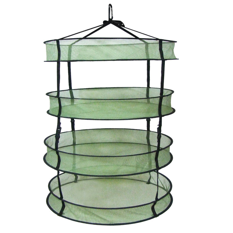 HYDROPONIC DEPOT Drying Rack Net 4 Layer Collapsible Mesh Hanging Drying Net