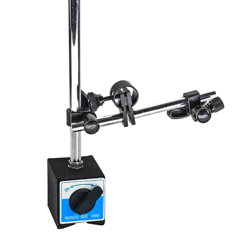 Magnetic Base Stand with Fine Adjustment 135lbs/60kg Max Pull Clamping Hole Diameter 3/8"