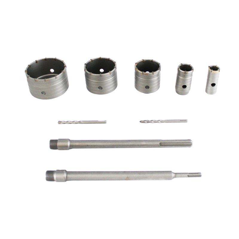 Concrete Hole Saw SDS Plus Shank for Cement Brick Wall, 30 40 65 80 100mm