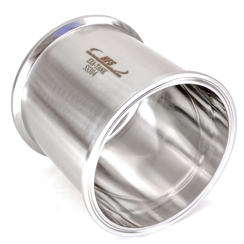 4" X 4" Sanitary Tank - Tri Clamp Clover Stainless Steel