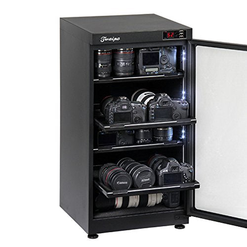 102L Digital Control dehumidify dry cabinet box Lens Camera equipment storage