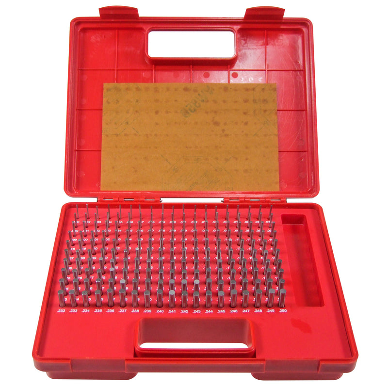 Steel Pin Gage Set Minus- 190pcs M1 .061-.250"