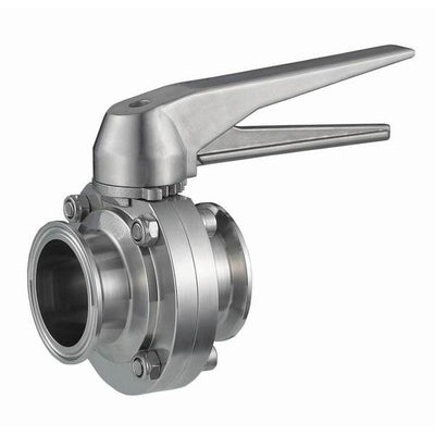 Hardware Factory Store Inc - Tri Clamp Butterfly Valve - Squeeze Trigger - [variant_title]