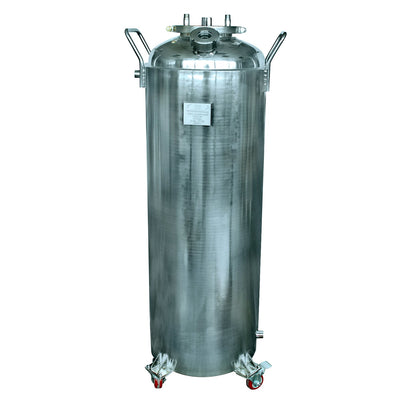 Hardware Factory Store Inc - Jacketed Solvent Tank, 16x48", Pressure Tested, Ready to Use - [variant_title]