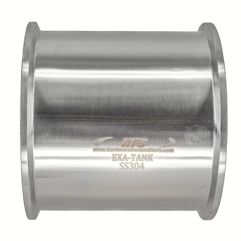 4" X 4" Sanitary Tank - Tri Clamp Clover Stainless Steel