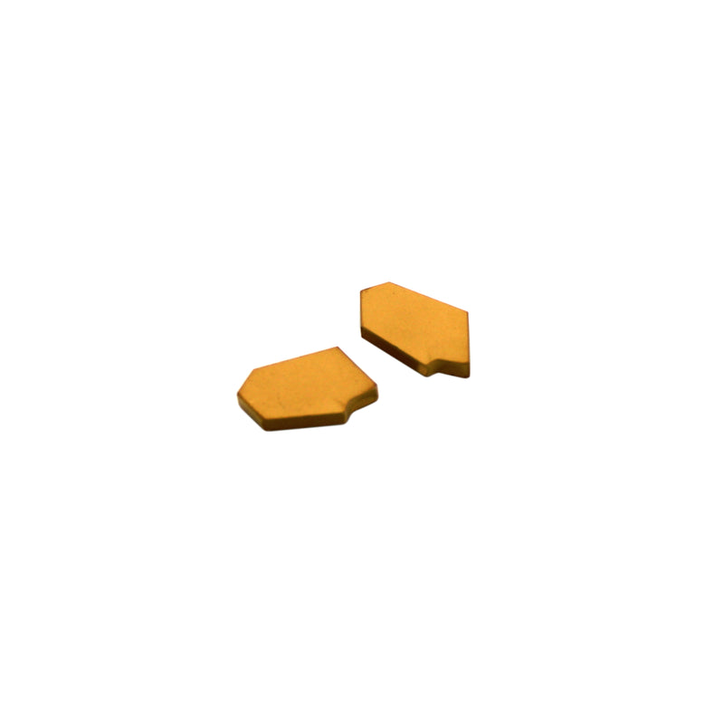 Gtn-3 Tin Coated Carbide Inserts, 10 Pcs/Box